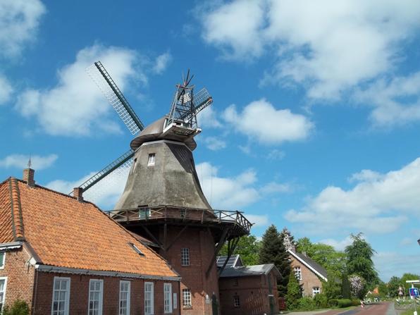 Historische Windmühle